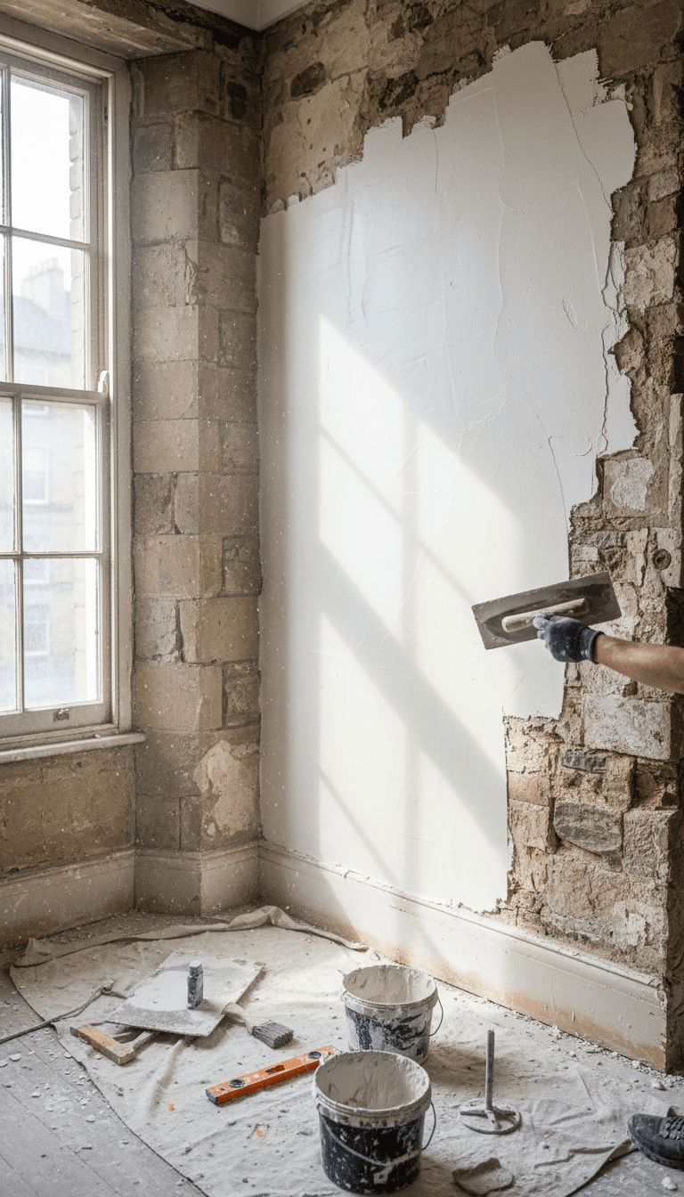 Skimming vs Replastering: Which Does Your Edinburgh Wall Actually Need?